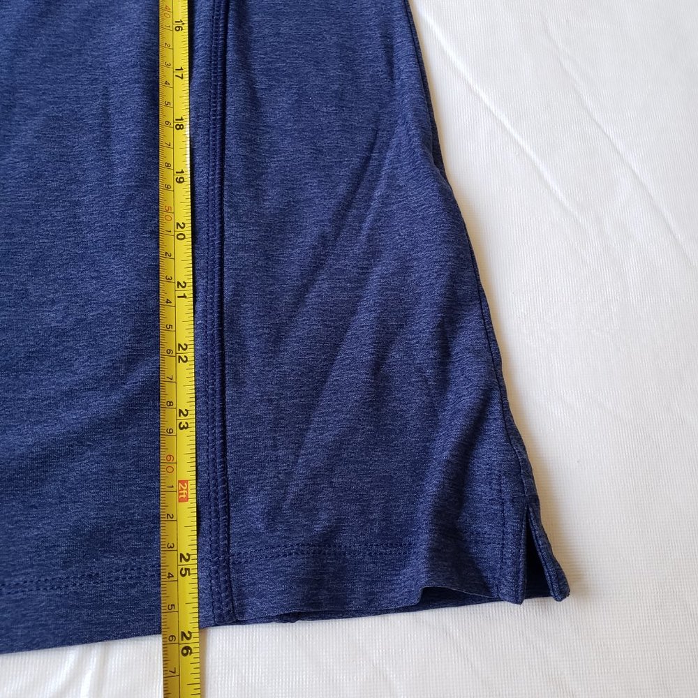 Peter Millar Golf Quarter Zip Lightweight Blue Pullover - Picture 5 of 8